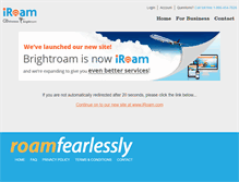 Tablet Screenshot of brightroam.com